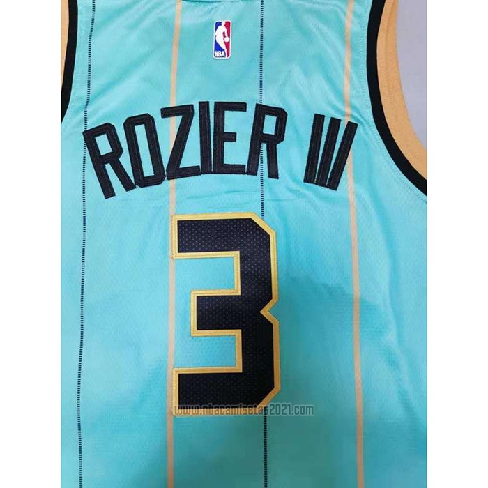 Camiseta Charlotte Hornets Terry Rozier III #3 Ciudad 2020-21 Verde
